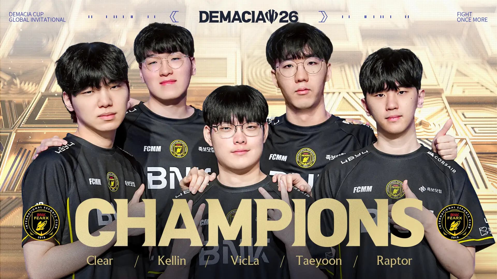 BNK FEARX defeat Team WE to win Demacia Cup Global Invitational