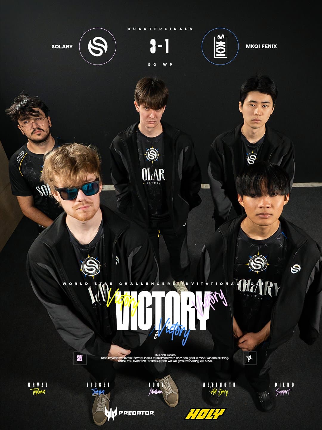 Solary eliminate Movistar KOI Fénix from WSCI